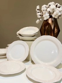 Set 144 Piese Vintage White - Ceramica Premium HORECA