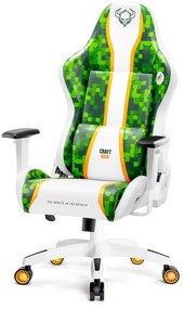 Scaun gaming Diablo X-One 2.0 Craft Normal Size: alb-verde