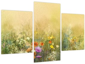 Tablou - Pajiște pictată (90x60 cm)