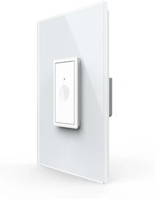 Intrerupator Simplu cu Touch Livolo cu Rama Din Sticla 1M, Zigbee EC