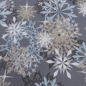 Cearsaf din microfibra SNOWFLAKE modrosede 90x200 cm