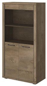 Vitrină Clinecas 2 (stejar lefkas) . 1116788
