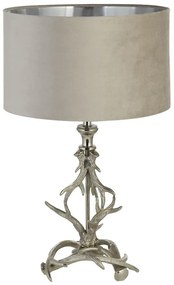 Veioza/Lampa de masa design lux elegant Belle argintiu/taupe