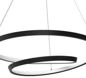 Lustră LED pe cablu LUCERO LED/48W/230V neagră