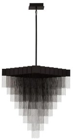 Lustra LED suspendata design modern REVIA negru