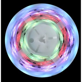 Bandă LED RGB dimabilă MUSIC 18W/230V 5m IP65 Wi-Fi Tuya Immax NEO 07734L + telecomandă