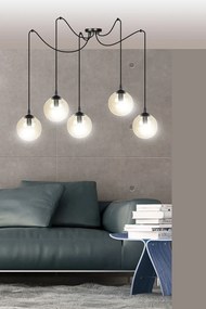 Suspensie Gigi 5 Bl Miodowy 938/5 Emibig Lighting, Modern, E14, Polonia