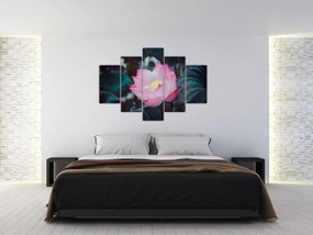 Tablou cu floare roz (150x105 cm)