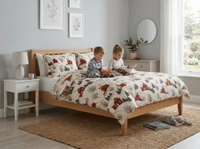 Lenjerie de pat din microfibra FARM HOUSE crem Dimensiune lenjerie de pat: 2 buc 70 x 90 cm | 200 x 220 cm