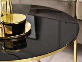 Măsuță de cafea Grande (marmură neagră + auriu). 1111617