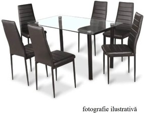 Scaun, piele eco gri deschis/metal gri, COLETA NOVA