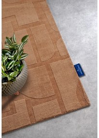 Covor tip traversă maro țesut manual din lână 80x250 cm Alexis – Villeroy&amp;Boch