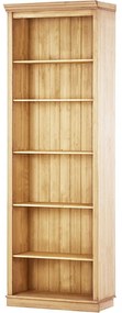 Bibliotecă în culoare naturală din lemn de pin 74x223x37 cm Anita – Støraa