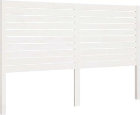 vidaXL Tăblie de pat, alb, 166x4x100 cm, lemn masiv de pin