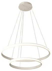 Candelabru LED dimabil suspendat pe cablu LED/90W/230V 3000-6500K Ø 60 cm + telecomandă