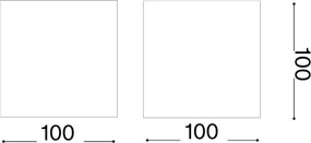 Ideal Lux - Aplica de perete pentru exterior ATOM LED/12W/230V CRI 90 IP54 maro