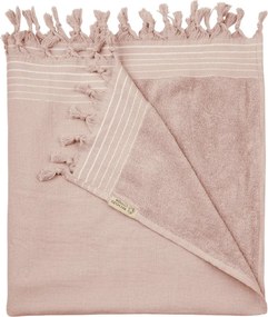 Prosop de plaja WALRA roz 90 x 180 cm, 100% bumbac