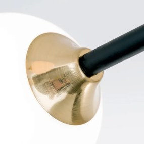 Lustră aplicată Orion DL 7-786/6 SNOWWHITE 6xG9/20W/230V d. 84 cm negru/auriu