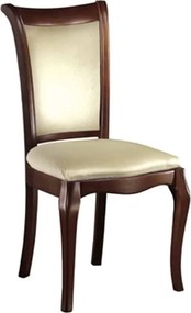 Scaun lemn masiv nuc Alexandros /50 8 cm, 52 × 40 × 97 cm