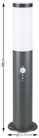 Deuba Lampa de exterior Dahlia cu senzor - antracit