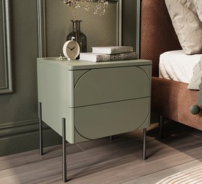 Măsuță de noptieră Sonatia 45 - olive
