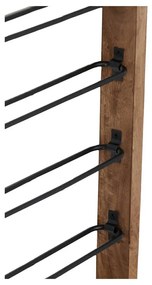 Suport pentru vin de perete pentru 8 sticle maro Sorrento – Light &amp; Living