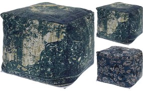 Puf, 40x40x35cm, bumbac, disponibil in 3 variante