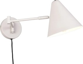 Aplică de perete fildeș cu structură flexibilă cu alimentare la priză ø 15 cm Cosima – Trio