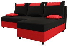 Colțar Stellar L (Negru + Roșu) (D). 1057575
