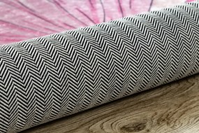 BAMBINO 2161covor lavabil Balerina, pisicuta pentru copii anti-alunecare - roz