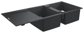 Chiuveta compozit Grohe K500 116x50.2 cm negru