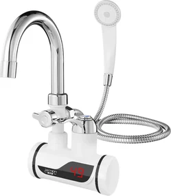 Baterie electrica instant cada pentru apa calda, cu afisaj, Hypo BEL11, cap dus inclus