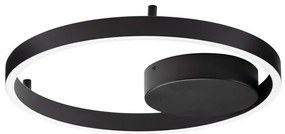 Lustra LED aplicata design modern minimalist HEDRA D-40cm negru