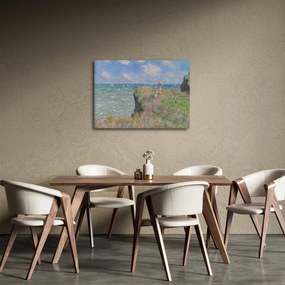 Tablou - Claude Monet, Cliff Walk at Pourville, reproducere (70x50 cm)
