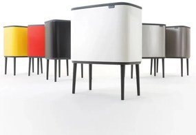 Coș Brabantia Bo Touch 651113, 11+23 l, Deschidere lină și silențioasă, Deschidere mare, Gri