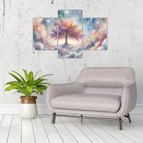 Tablou – Arborele vieții printre nori (90x60 cm)