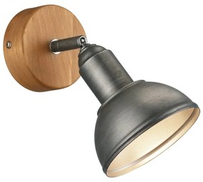 Spot gri închis/în culoare naturală 11x18 cm Delhi – Trio