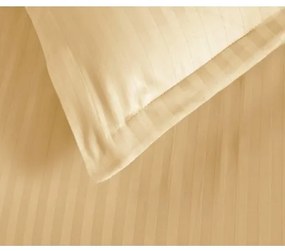 Cearceaf de pat cu elastic si doua fete perna, 180x200, culoare Crem