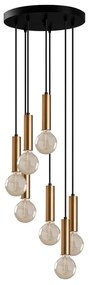 Lustră neagră/aurie ø 40 cm Tempo – Opviq lights