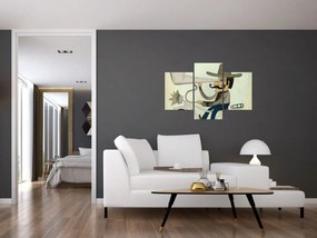 Tablou - Astronom pe bicicletă (90x60 cm)