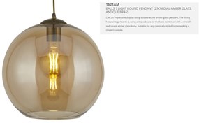 Pendul design modern 25cm Balls chihlimbar 1621AM SRT