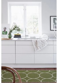 Covor pentru exterior și interior verde închis 70x100 cm Boo Dark Olive – Pappelina