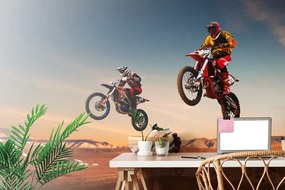 Fototapet motocicliști