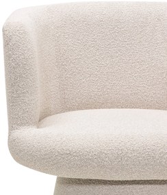 Fotoliu design rotativ YATO, crem