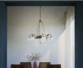 Candelabru din alama stil Art Nouveau Beatrice