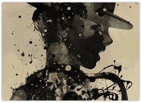 Tablou - Femeie de jazz (70x50 cm)