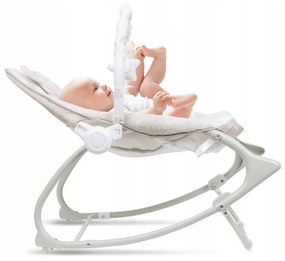 ShopJK BALANSOAR CU VIBRAȚII PENTRU BEBLUȘI KIDWELL PINO BEJ