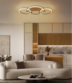 Globo 48050D2 - Plafonieră LED FLETCHER LED/40W/230V 76,1x38 cm maro