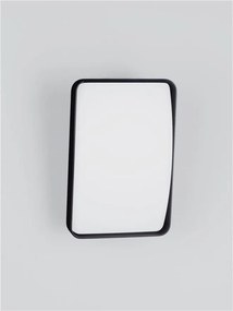 Aplica de perete exterior LED IP65 NUBO negru