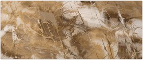 Tablou - Abstract maro (120x50 cm)